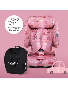 Столче за кола Cosatto ON THE GO i-size Travel, ITCHY FEET ROSY