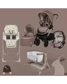 Супер Комплект за новородено Giggle 4 + кошара + столче за хранене, Lollop