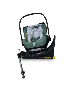Комплект  Cosatto isofix база Rotate + кошница Recline Acorn 2, Meadow