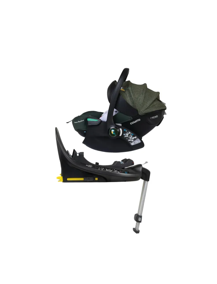 Комплект  Cosatto isofix база Rotate + кошница Recline Acorn 2, Bureau