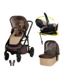 Количка Cosatto WOW 3 с кошница Acorn 2 Recline и база Rotate, Foxford Hall