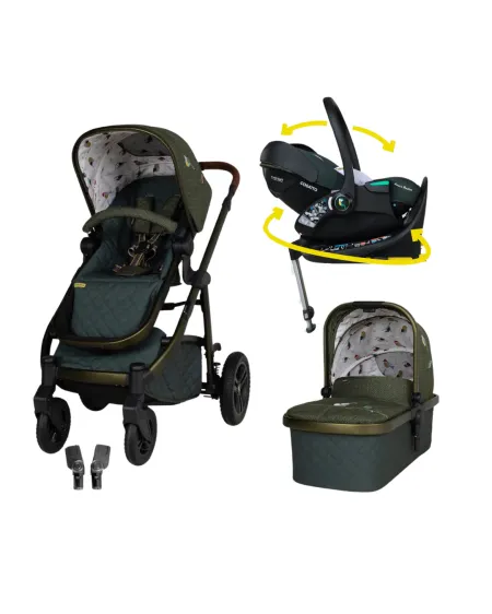 Количка Cosatto WOW 3 с кошница Acorn 2 Recline и база Rotate, Bureau