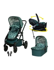 Количка Cosatto WOW 3 с кошница Acorn 2 Recline и база Rotate, Masquerade